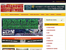 Tablet Screenshot of homegrownmusic.net